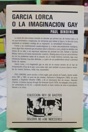 825941-MLA104999585051_012026 Garcia Lorca O La Imaginación Gay - Paul Binding