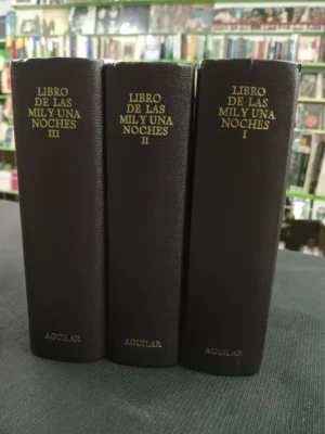 Las Mil Y Una Noches, 3 Tomos  Aguilar 1992 Tapa Dura