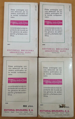 835021-MLA93858525354_102025 Ciencia Ficción - 4 Tomos - Antologías