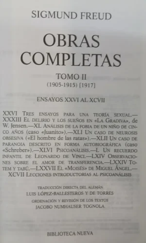 840369-MLA109554439204_042026 Sigmund Freud T. 1, 2 Y 3 - Obras Completas - Ed. Milenio