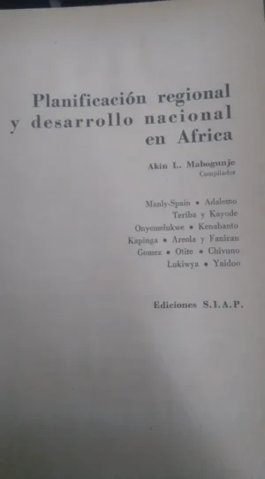 846897-MLA32658770750_102019 Planificación Regional Y Desarrollo Nacional En África Akin