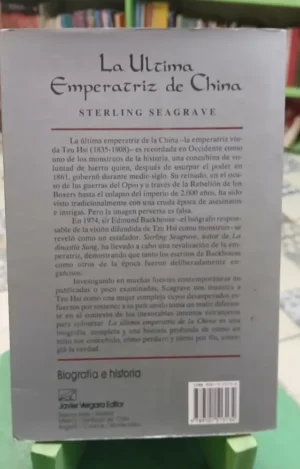 852750-MLA114907308717_072026 La Última Emperatriz De China - Sterling Seagrave