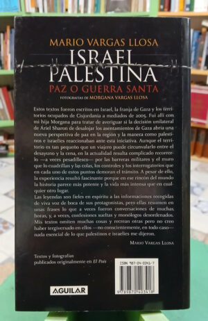 858347-MLA96873477857_102025 Israel, Palestina, Paz O Guerra Santa - Mario Vargas Llosa