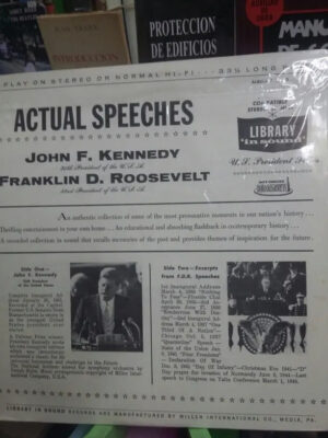 United States Presidents' Series;  Speeches Kennedy , Vinilo