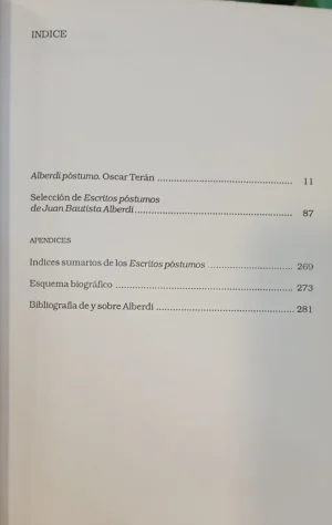 870459-MLA108252127122_032026 Alberdi Póstumo - Oscar Terán