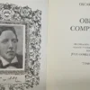Oscar Wilde - Obras Completas T 1 - Julio Gómez De La Serna