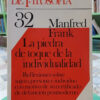 La Piedra De Toque De La Individualidad - Manfred Frank