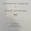 889209-MLA111295208734_052026 Complementos Y Ejercicios De Análisis Mat V 1/ 2 - Ghizzetti