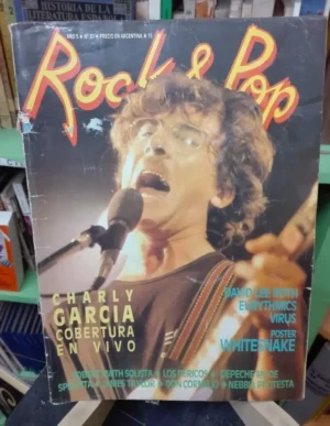 892341-MLA74325427002_022024 Revista Rock & Pop Nº 30 1988 Sin Poster. Tapa Charly García