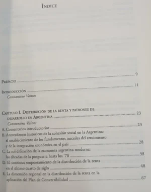 Cohesión Social Y Gobernabilidad Económica En La Argentina