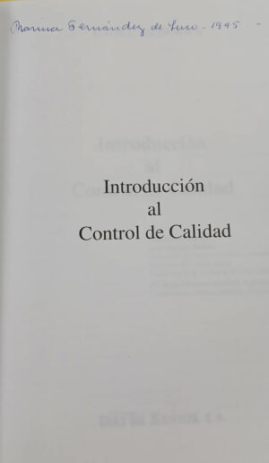 898312-MLA111042563257_042026 Introducción Al Control De Calidad - Kaoru Ishikawa