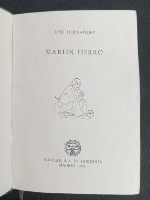 Martín Fierro José Hernández Colección Crisol Ilustrado
