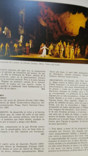 La Ópera - Enciclopedia Del Arte Lírico - Aguilar, 1979