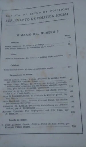 903667-MLA32630137776_102019 Política Social Nro. 5 Suplemento De Rev. Estudios Politicos