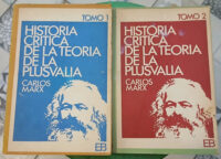 Historia Crítica De La Teoría De La Plusvalía T 1 Y 2 - Marx