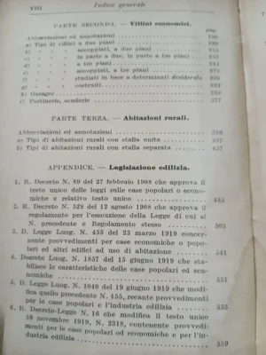 Casette Popolari, Villini Economici, Abitazioni Rurali