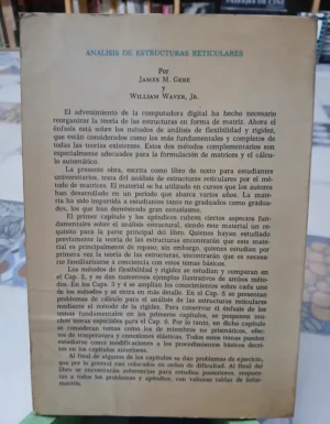 Análisis De Estructuras Reticulares - J M Gere Y W Weaver Jr