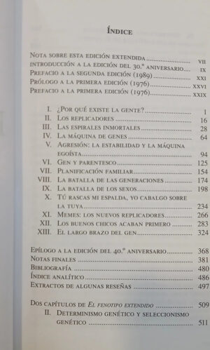 926141-MLA111299843070_052026 El Gen Egoísta Extendido - 6ta. Ed. - Richard Dawkins