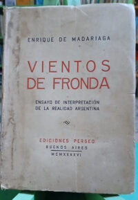 927613-MLA93199740885_092025 Vientos De Fronda Enrique De Madariaga Ediciones Perseo 1946