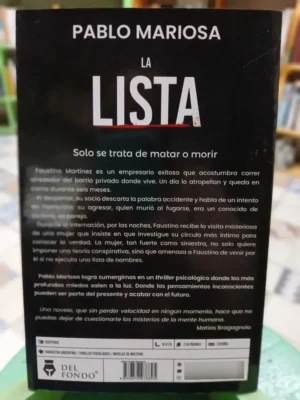 La Lista - Pablo Mariosa [libro Nuevo]