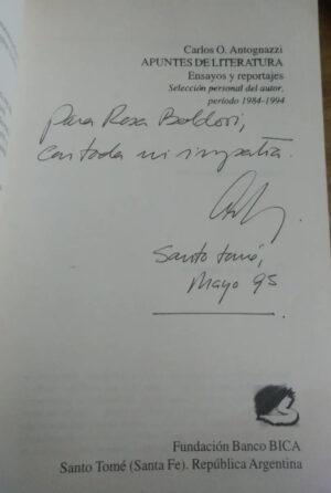 935667-MLA71103034169_082023 Apuntes De Literatura - Carlos Antognazzi - Fund. Banco Bica