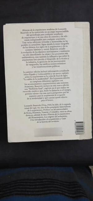 937547-MLA112644506381_062026 Historia De La Arquitectura Moderna - Benévolo, 8a Ed.
