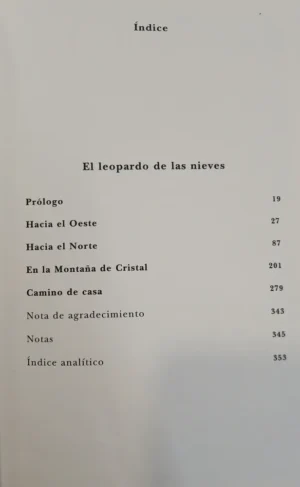 941752-MLA97466936725_112025 El Leopardo De Las Nieves - Peter Matthiessen