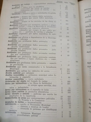 Disposiciones De Policia 1880-1923 República Argentina