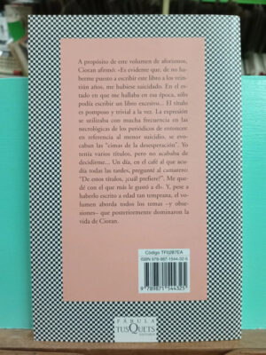 En Las Cimas De La Desesperación - E.m. Cioran