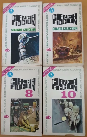 957785-MLA93858465726_102025 Ciencia Ficción - 4 Tomos - Antologías