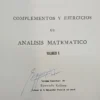 960417-MLA112328793527_052026 Complementos Y Ejercicios De Análisis Mat V 1/ 2 - Ghizzetti