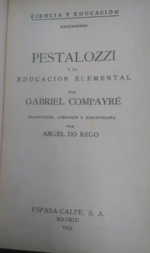 961860-MLA40219206638_122019 Pestalozzi Y La Educación Elemental - Compayré, Gabriel