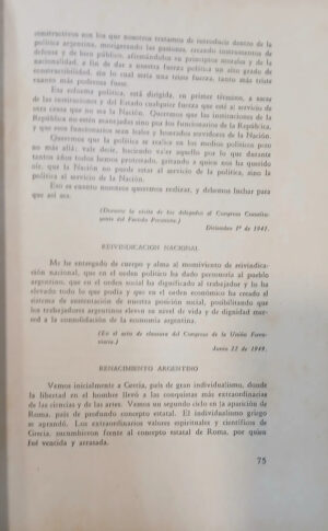 Habla Perón - J D Perón - Subs. De Info De La Pres. De La N.