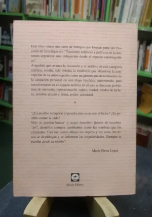 Desde La Niebla Autobiografía En Literatura Argentina. Legaz