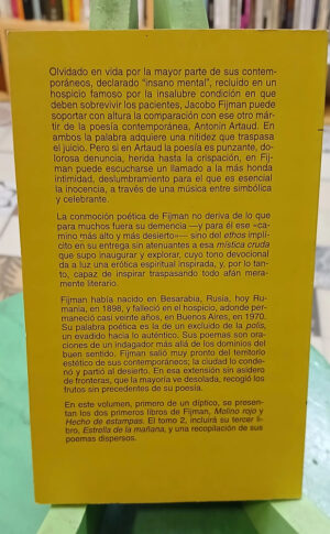 Poesía Mayor: Obra Poética 1: Molino Rojo - Jacobo Fijman