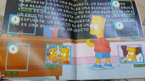 982388-MLA110748254636_052026 The Simpsons - Manual De Supervivencia En El Colegio /panini