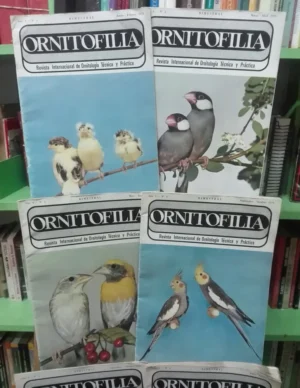 Pack 8 Números Revista Ornitofilia - Ornitología - 1970-1972