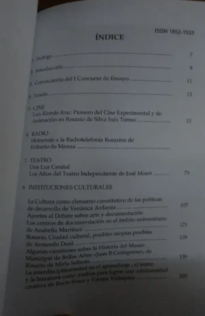 La Cultura En Rosario I Concurso De Ensayo - Unr Editora