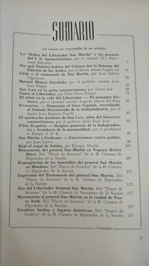 987477-MLA87713823431_072025 San Martín Revista Del Instituto Nacional Sanmartiniano # 26