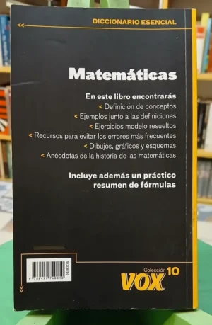 996531-MLA104158058733_012026 Matemática - Diccionario Esencial - Jordi Induráin Pans