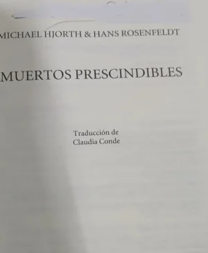 Muertos Prescindibles - Hjorth & Rosenfeldt