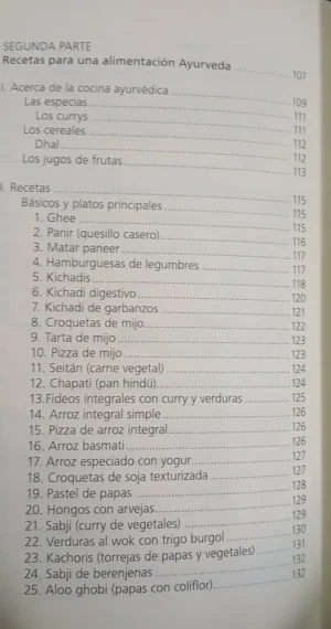 Alimentación Ayurveda - Lic. Laura Podio, Dr. Alfredo Lauría
