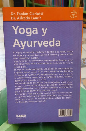 Yoga Y Ayurveda - Fabián Ciarlotti Y Alfredo Lauría
