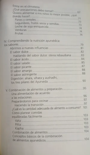 Alimentación Ayurveda - Lic. Laura Podio, Dr. Alfredo Lauría