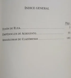 Los Filósofos Presocráticos Tomo Ii - Gredos