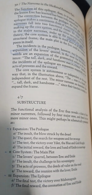The Narreme In The Medieval Romance Epic - Eugene Dorfman
