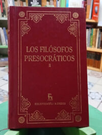 983164-MLA115907718054_092026 Los Filósofos Presocráticos Tomo Ii - Gredos