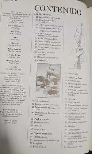 Manual Para La Restauración De Antigüedades - Jackson & Day