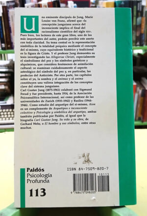 Aion Contribución A Los Simbolismos Del Si-mismo - Carl Jung