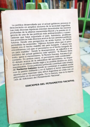 De Perón A Menem: El Peronismo En La Encrucijada